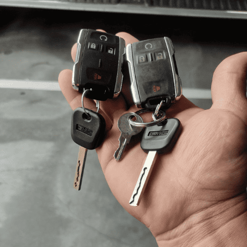 New GMC Two Car Keys