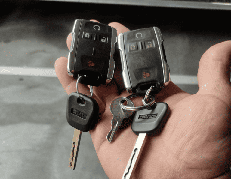 New GMC Two Car Keys